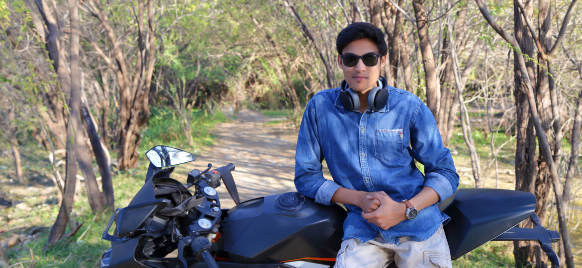 wear headphones on a motorcycle