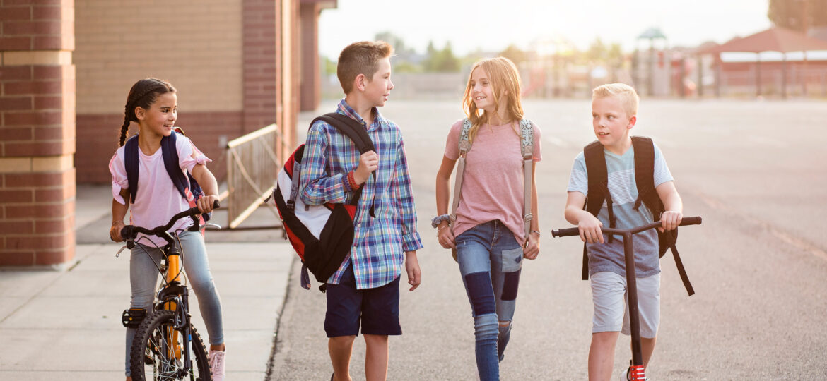 Teaching Kids Pedestrian and Bike Safety