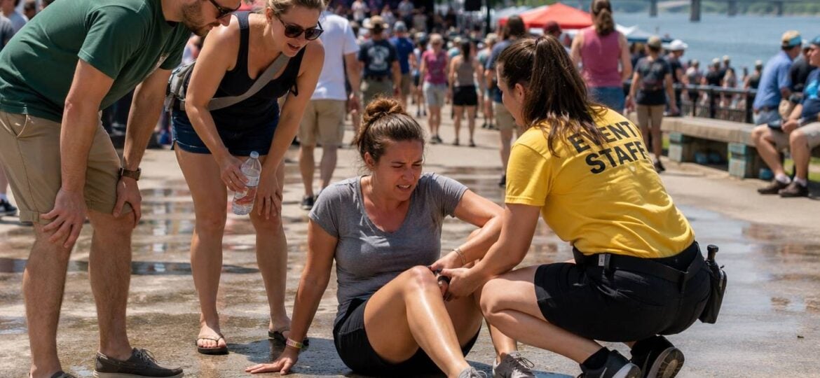 personal injury at a public event in the Quad Cities
